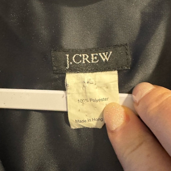 J. Crew Dark Gray/black Metallic Button Down - Picture 3 of 5